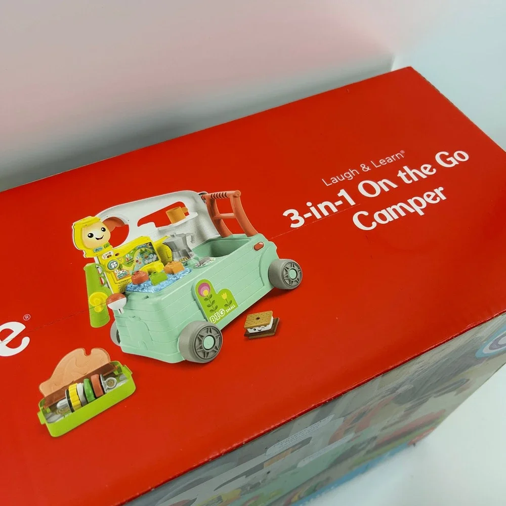 Fisher-Price Laugh Learn 3in1 On the Go Camper Activity Walker 9-36M NEW IN BOX